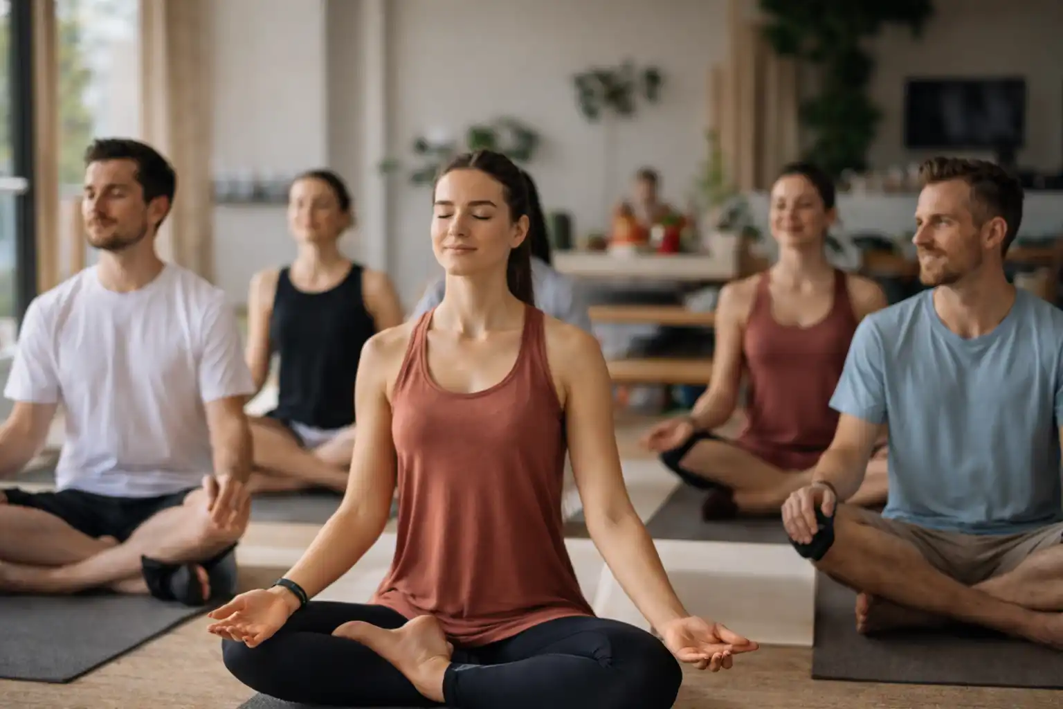 Yoga en grupo
